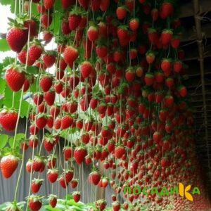 Клубника ампельная Анастасия купить по цене от 370р. в интернет-магазине «Посадика» с доставкой почтой в в Правдинске и по всей России – [изображение №1].